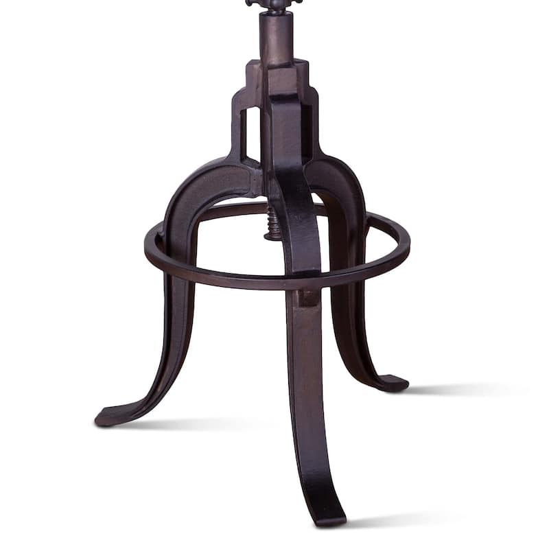Blayne Rustic Farmhouse Adjustable Height Stool
