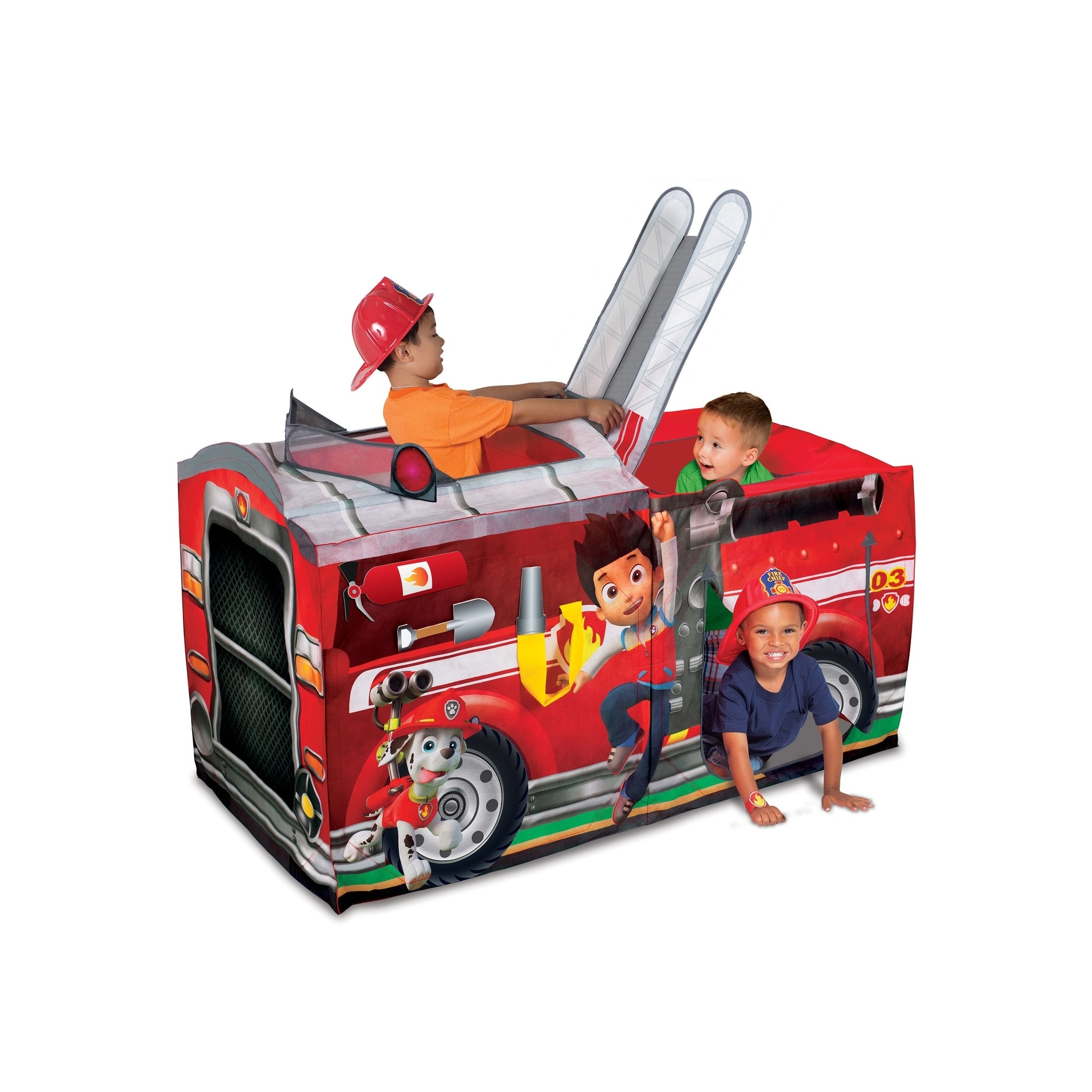 Paw patrol marshall fire truck tent 2025
