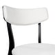 preview thumbnail 31 of 141, Christopher Knight Home - Chazz Mid-Century Modern Upholstered Dining Chairs Set with Solid Wood Splayed Leg