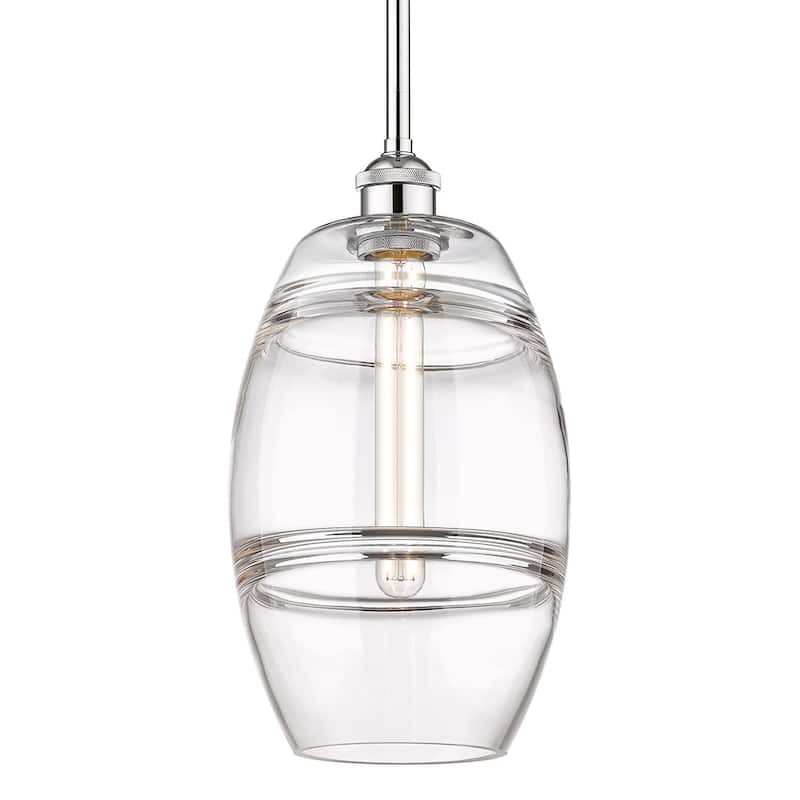 Innovations Lighting 616-1S 9 8 Vaz Pendant Vaz 8" Wide Mini Pendant - Polished Chrome / Clear