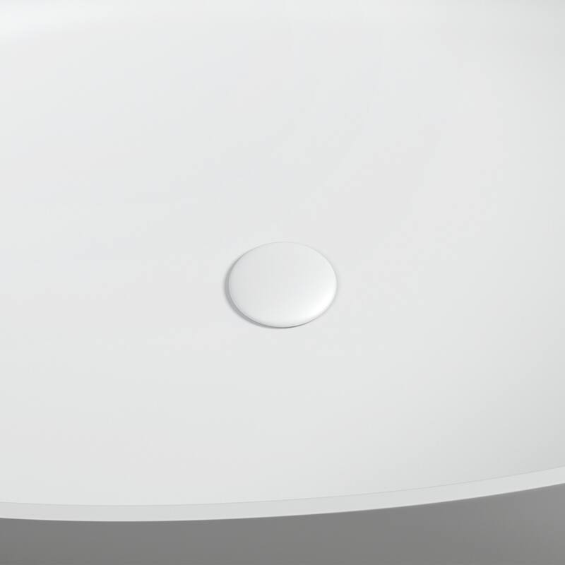Vespa Solid Surface Soaking Bathtub with Drain