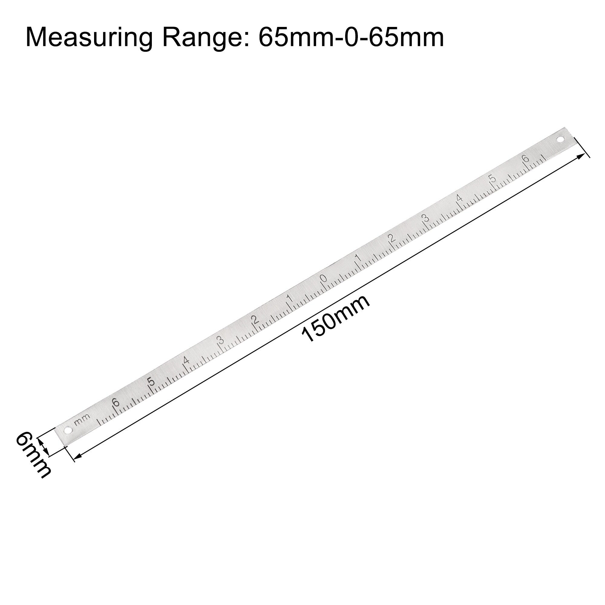 center finding ruler 110mm 0 110mm table sticky tape measure from the middle silver tone 65mm 0 65mm overstock 33625743