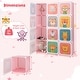 preview thumbnail 11 of 68, Kids Wardrobe Closet with Hanging Section and Cute Doors