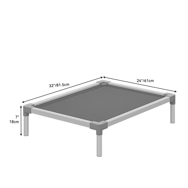 Moasis Textilene Dog Bed, with Aluminum Frame