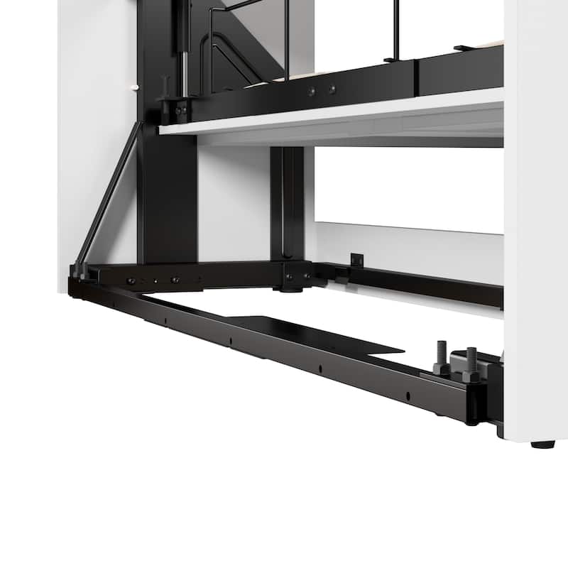 Bestar Pur Queen Murphy Bed with Sofa, Wall Bed with Couch (78W)