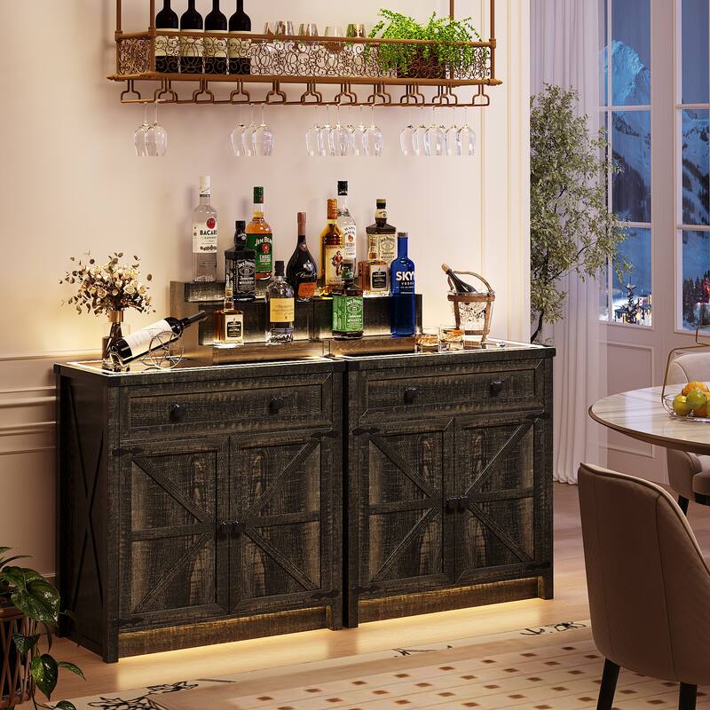 31.5" Wide Sideboard With Led Light