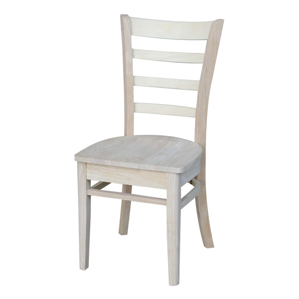 International Concepts Emily Wooden Dining Chairs (Set of 2)