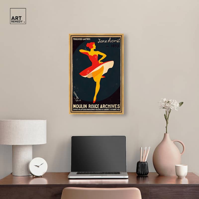 Moulin Rouge Canvas by Art Remedy