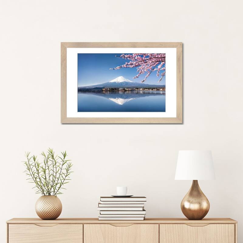 iCanvas "Mount Fuji In Spring" by Jan Becke PFA