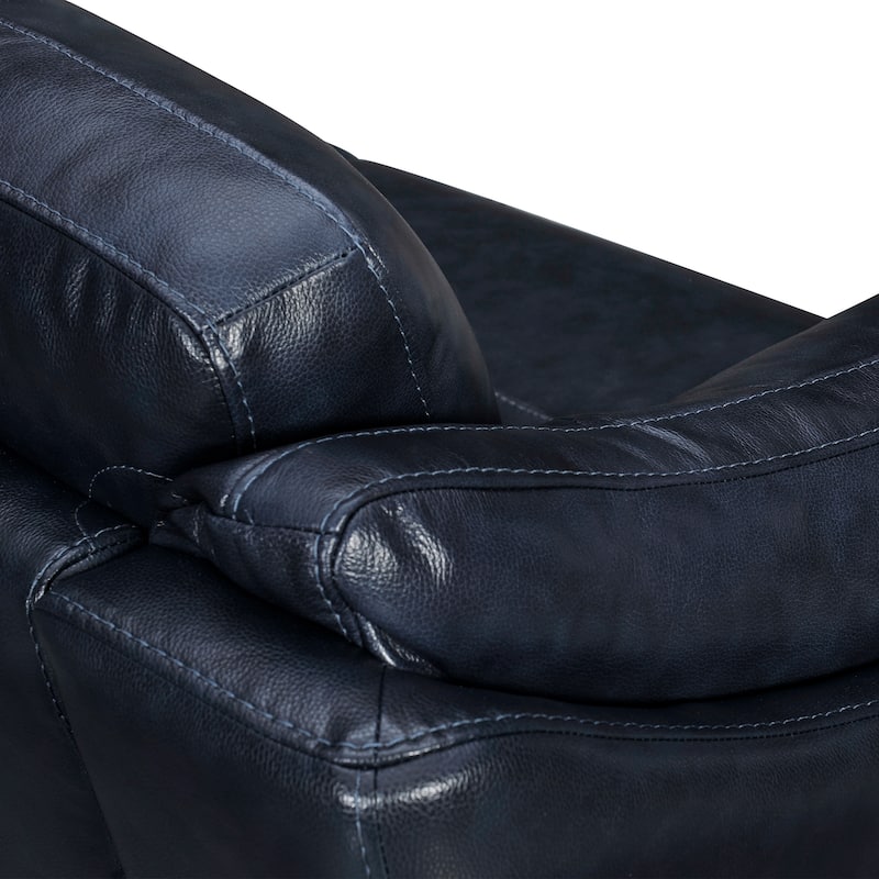 Franz 87" Modern Leather Sofa