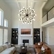 preview thumbnail 11 of 16, Sputnik Chandelier Mid Century Modern Brushed Nickel Chandeliers Industrial 24-Light Starburst Pendant Light