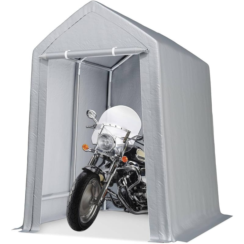 Heavy Duty Waterproof Outdoor Storage Shed, Carport - 6'x8'