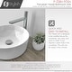 preview thumbnail 7 of 21, STYLISH 16 inch Round Vessel Porcelain Bathroom Sink - 16" x 16 x 5 1/2"