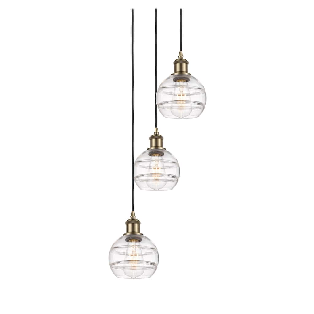 Innovations Lighting 113B-3P-24-12 Rochester Pendant Rochester 3 Light