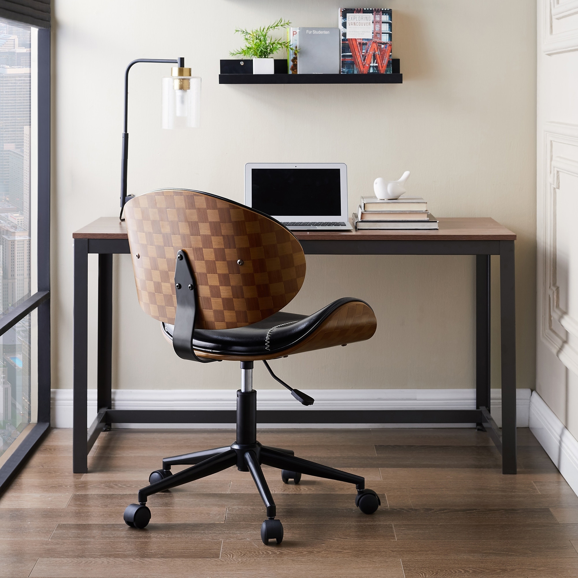 Art Leon Swivel Accent Home Office Desk Chair With Casters Overstock 30668085 Art Leon Swivel Accent Home Office Desk Chair With Casters Overstock 30668085