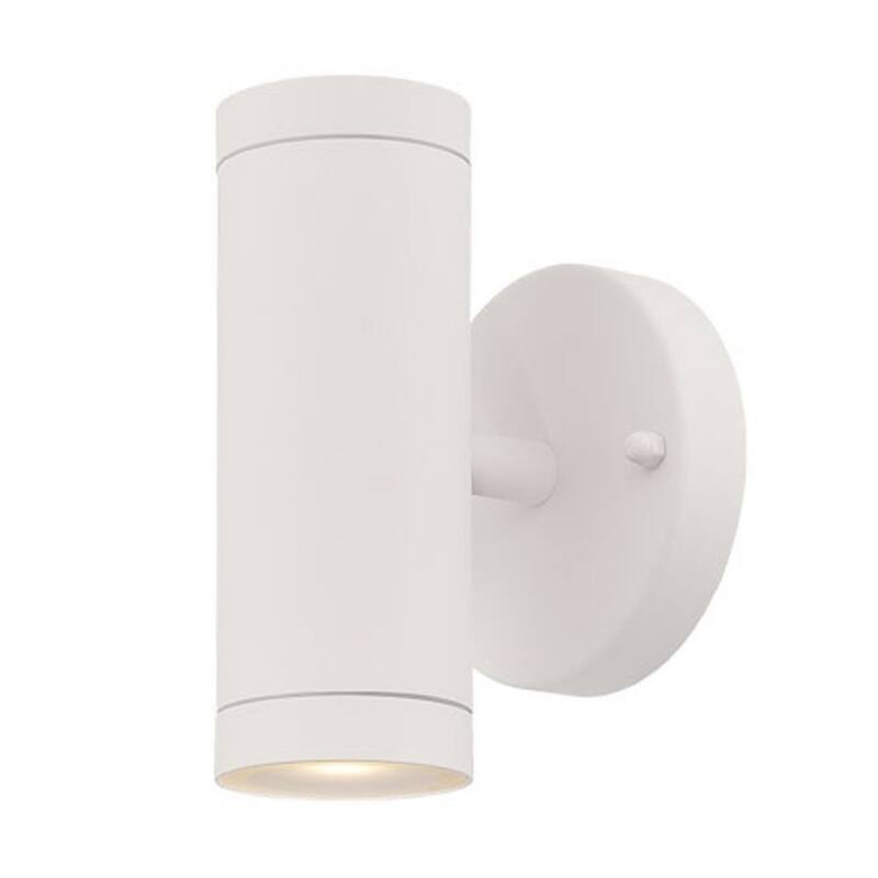 Metal Up Down Wall Sconce with LED Hardwired UV-Resistant - 4.63” x 4.38” x 6.5” (D x W x H)