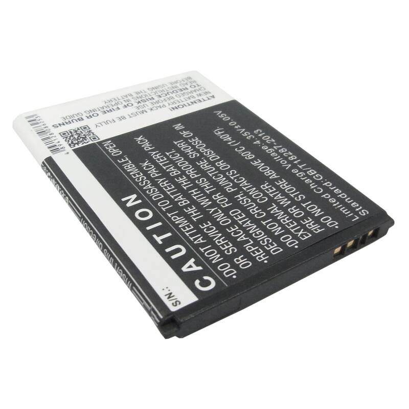 Battery for Alcatel 5044 5042 OneTouch Fierce 2 Pop C7 Vodafone VFD 500 TLi020F1 - Black