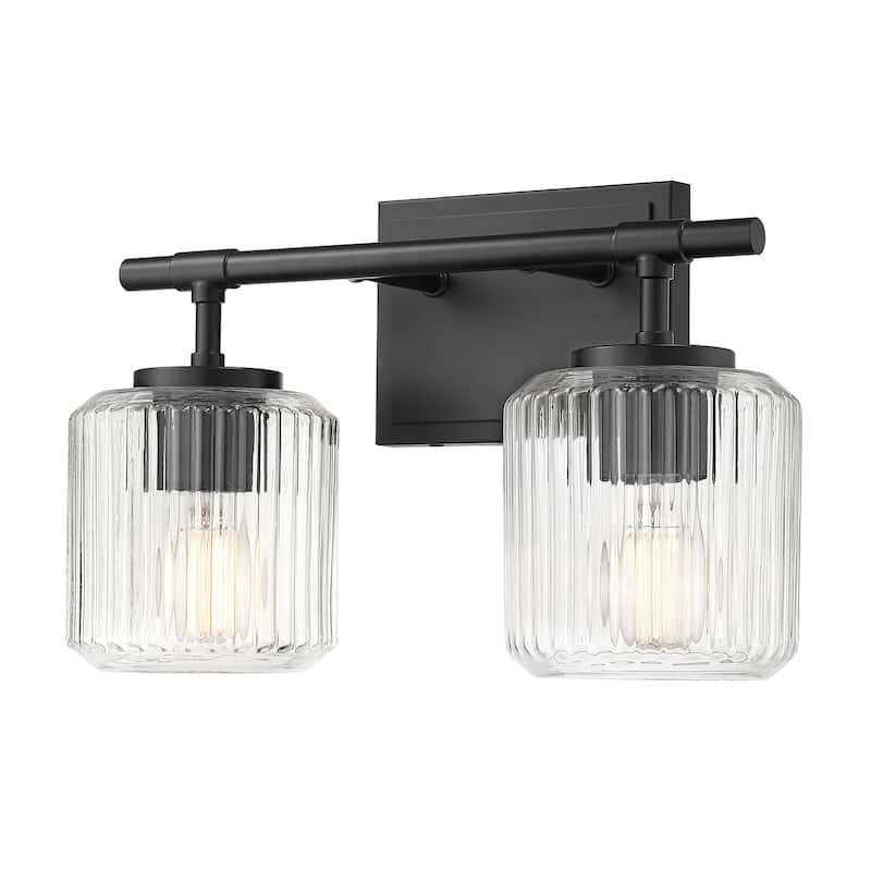 Z-Lite Landon 2 Light Vanity - Matte Black