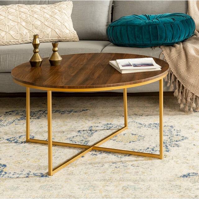 Silver Orchid Helbling Round Coffee Table On Sale Overstock 20616482