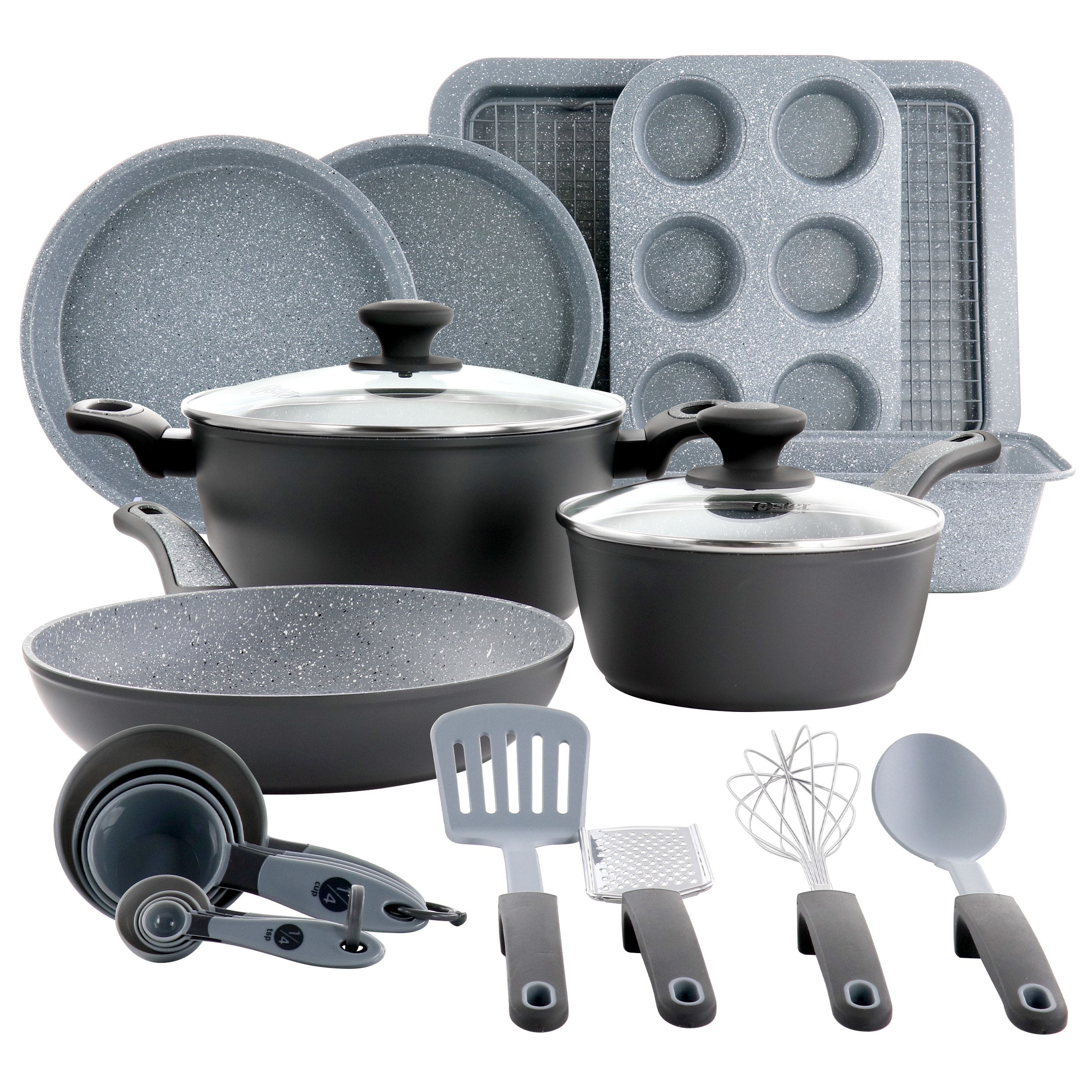https://ak1.ostkcdn.com/images/products/is/images/direct/33c1017a930438f3b614bb134bc076f2fcfd3121/Oster-Bastone-23-Piece-Nonstick-Cookware-Bakeware-Set-in-Speckled-Gray.jpg