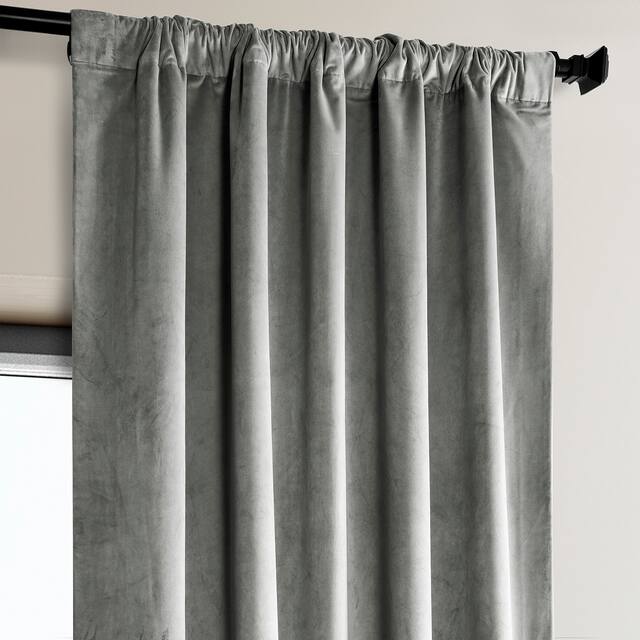 Exclusive Fabrics Heritage Plush Velvet Curtain (1 Panel)