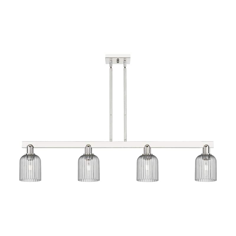 Innovations Lighting Downtown Urban - Bridal Veil - 4 Light 48" Stem Hung Island Light