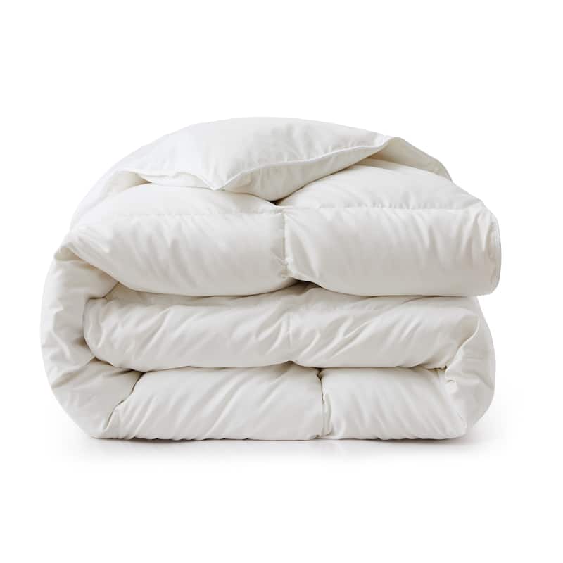 Heavyweight Extra Warmth White Goose Feather Down Fiber Duvet Comforter Insert