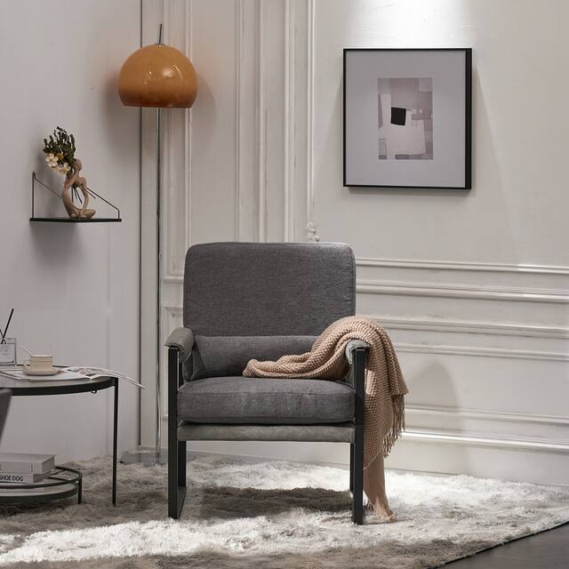Single Iron Frame Indoor Leisure Chair