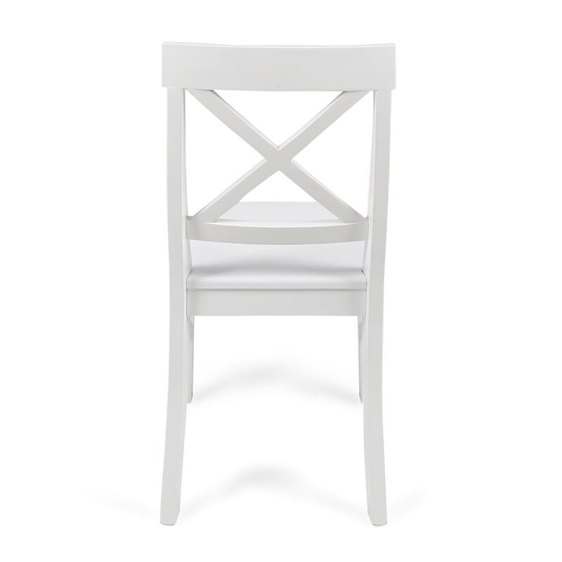 Christopher Knight Home Roshan Farmhouse Acacia Dining Chairs (Set of 2)