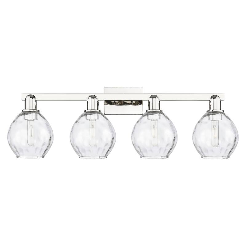 Innovations Lighting 716-4W-11-33 Waverly Vanity Waverly 4 Light 33" - Polished Nickel / Clear