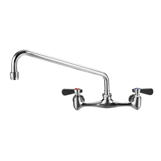 Whitehaus Noah Double Handle Wall Mounted Laundry Faucet with Metal
