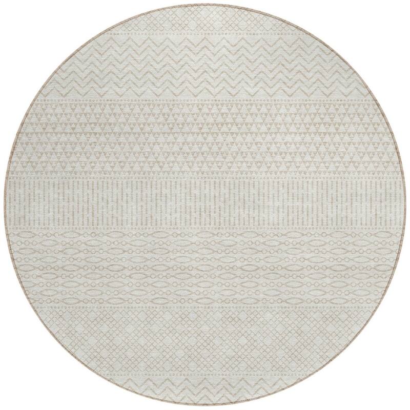 HomeRoots Chevron Modern Rectangle Outdoor Rug