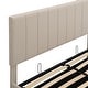 preview thumbnail 17 of 22, Upholstered Platform bed with a Hydraulic Storage System.