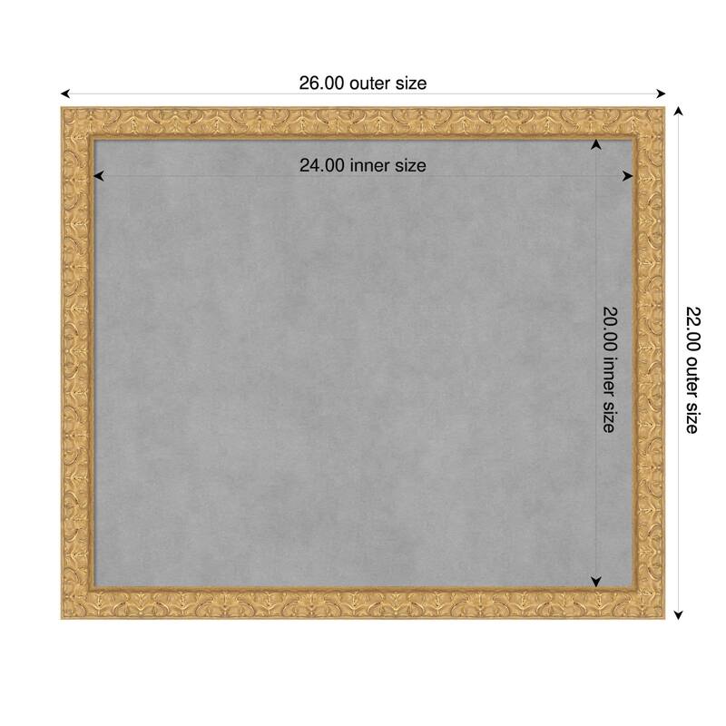 Amanti Art Lila Gold Framed - 26 x 22 in - Lila Gold