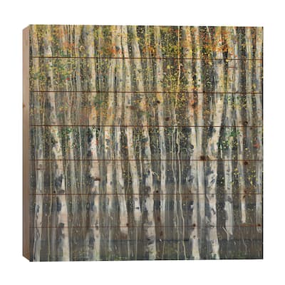 Woodland IV Print On Wood by DAG, Inc. - Multi-Color