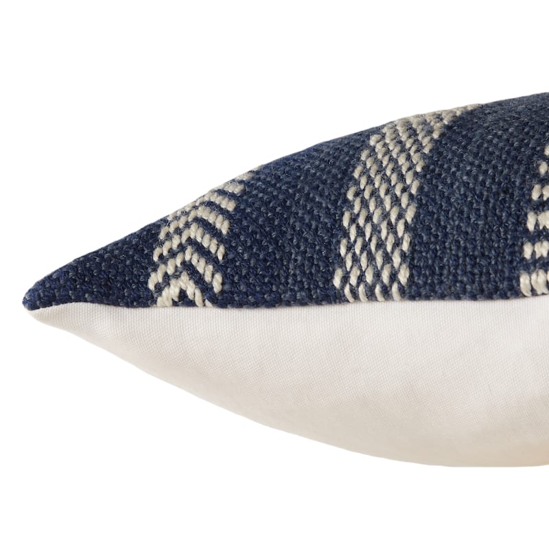 Papyrus Striped Indoor/ Outdoor Lumbar Pillow