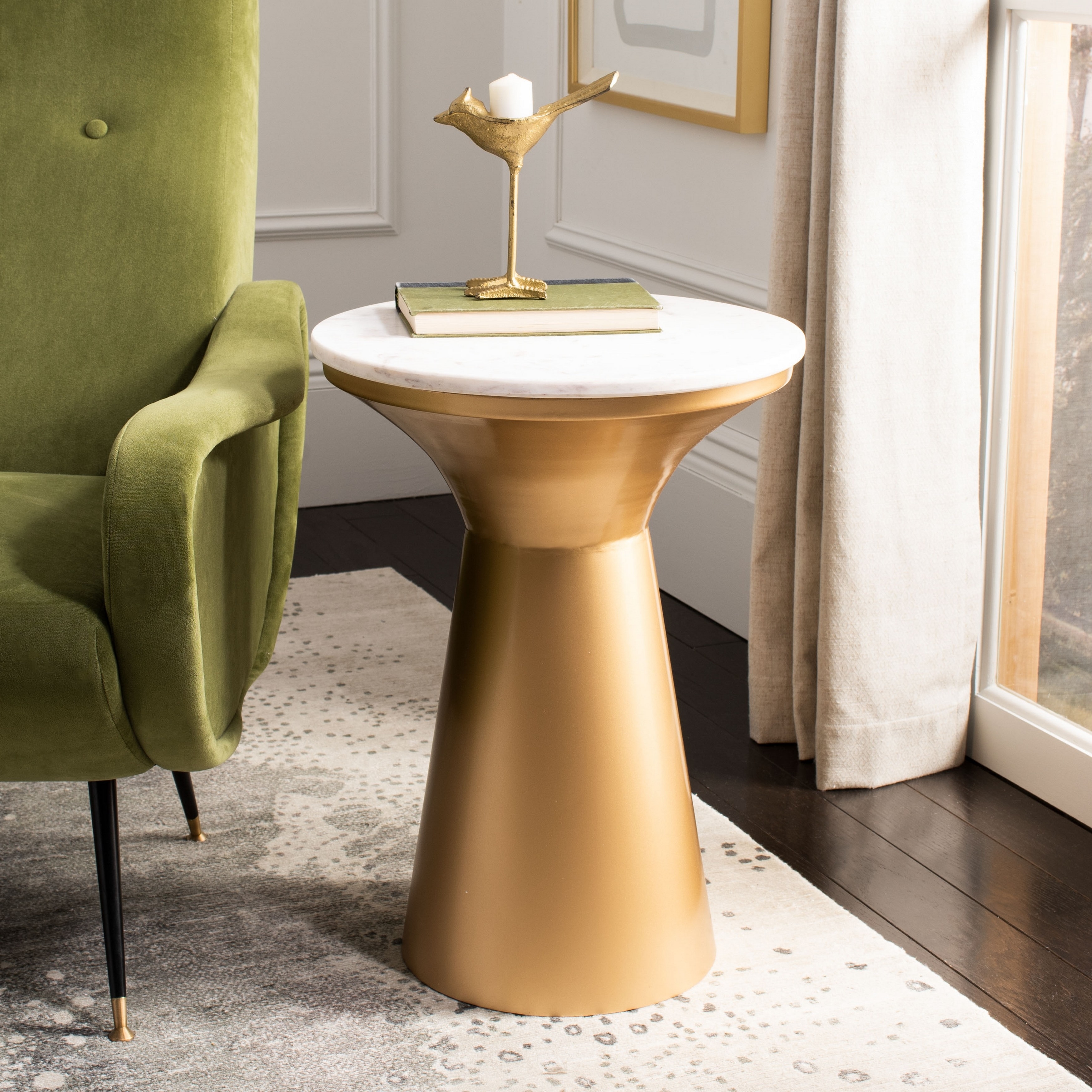 Safavieh Mila Pedestal End Table 16 X 16 X 22 On Sale Overstock 27742992