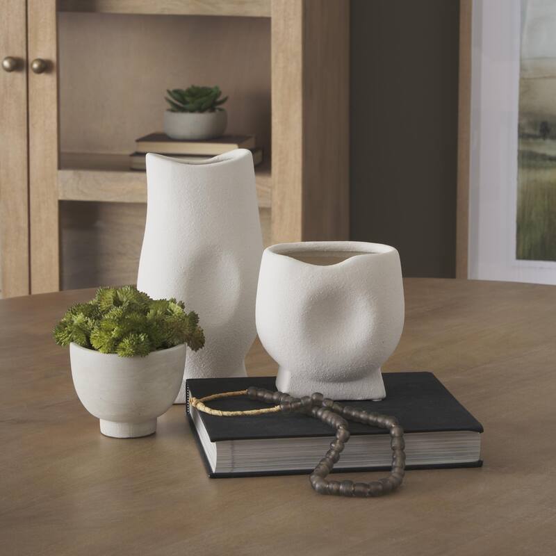 Darian Ceramic Vase Small - 6.1L x 3.7W x 6.1H
