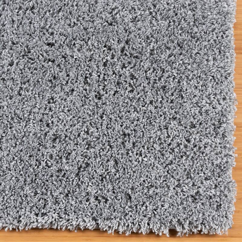 Gertmenian Anjou Solid Grey Thick Plush Shag Area Rug
