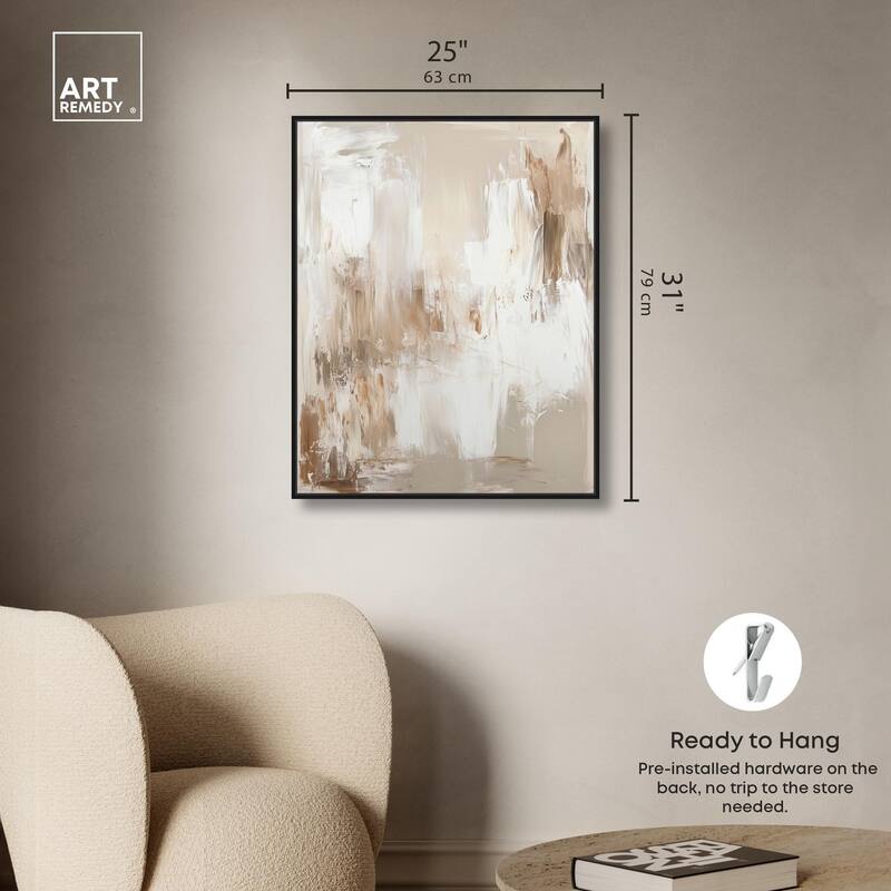 Latte Layers I Canvas by Art Remedy
