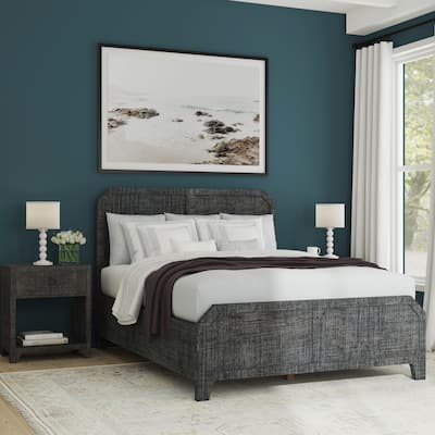 Bar Harbor Raffia Panel Bed