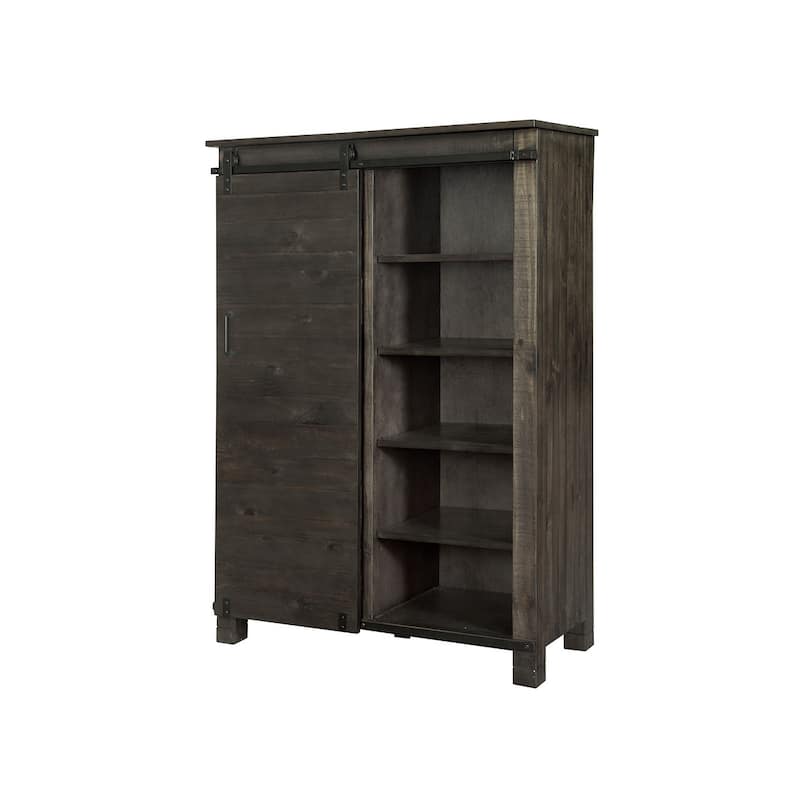 Magnussen Home Abington Weathered Charcoal Door Chest
