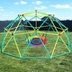 preview thumbnail 1 of 5, Hapfan 10ft Climbing Dome Swing Set with Saucer Swing, Durable Jungle Gym for Kids 3-12