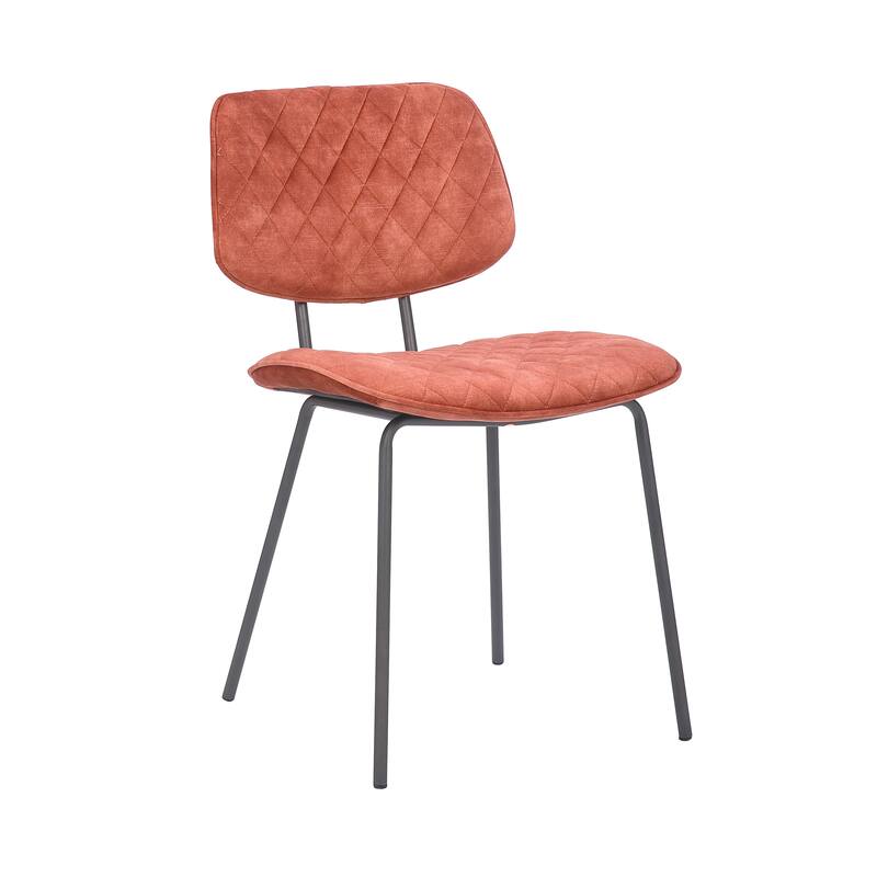 Porthos Home Taci Dining Chairs Set Of 2, Velvet Upholstery, Iron Legs
