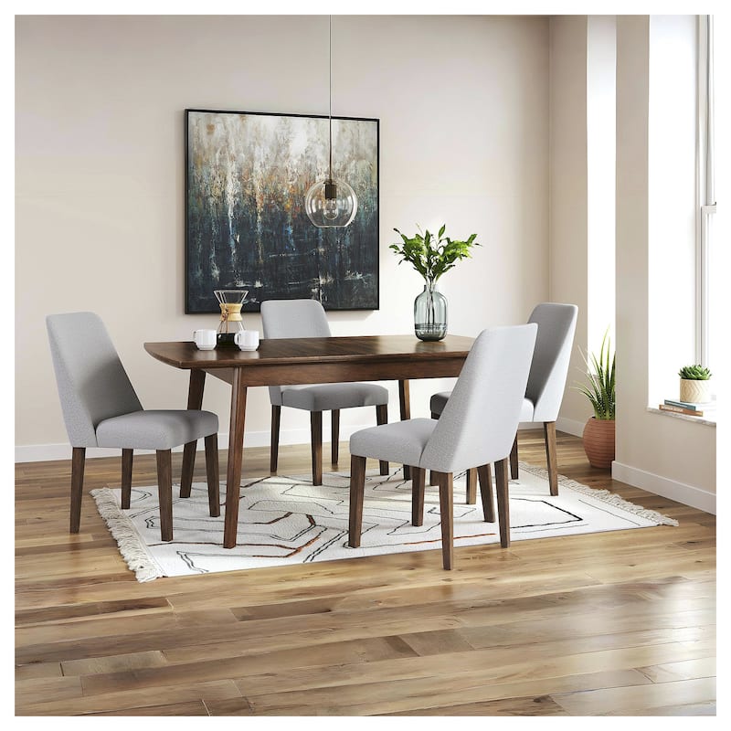 Signature Design by Ashley Lyncott Gray/Brown Dining Upholstered Side Chair (Set of 2) - 18"W x 24"D x 36"H