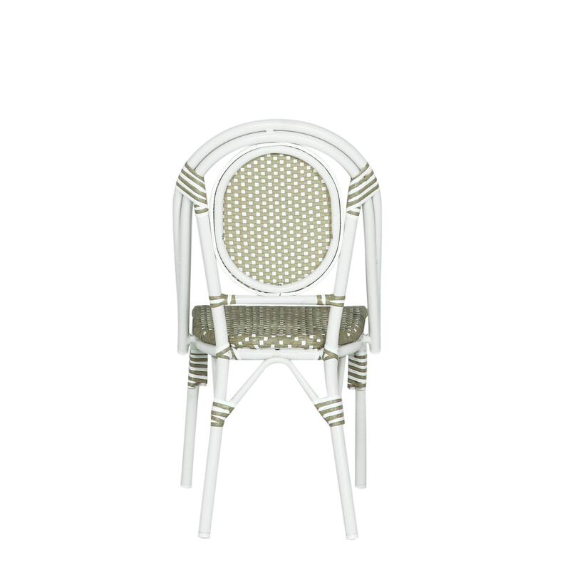 Remi Outdoor French Cafe Style Chairs (Set of 2) by Christopher Knight Home