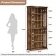 preview thumbnail 8 of 9, Large Bookcases,7-Tier Wood Bookshelf Freestanding Sheling Units