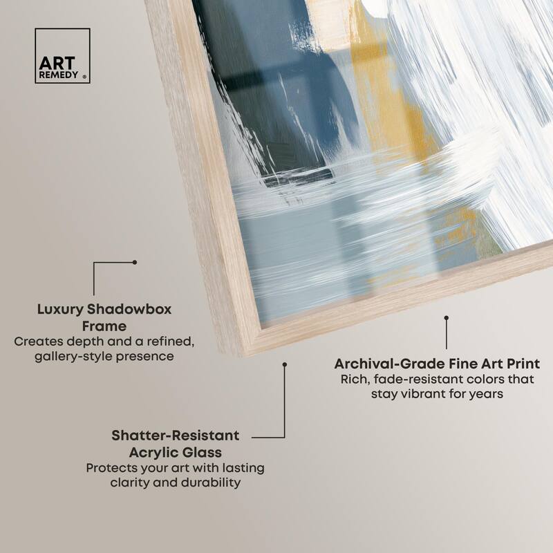Moss Layers III Shadowbox by Art Remedy