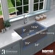 preview thumbnail 57 of 65, Karran Farmhouse/Apron-Front Quartz Single Bowl Kitchen Sink Kit