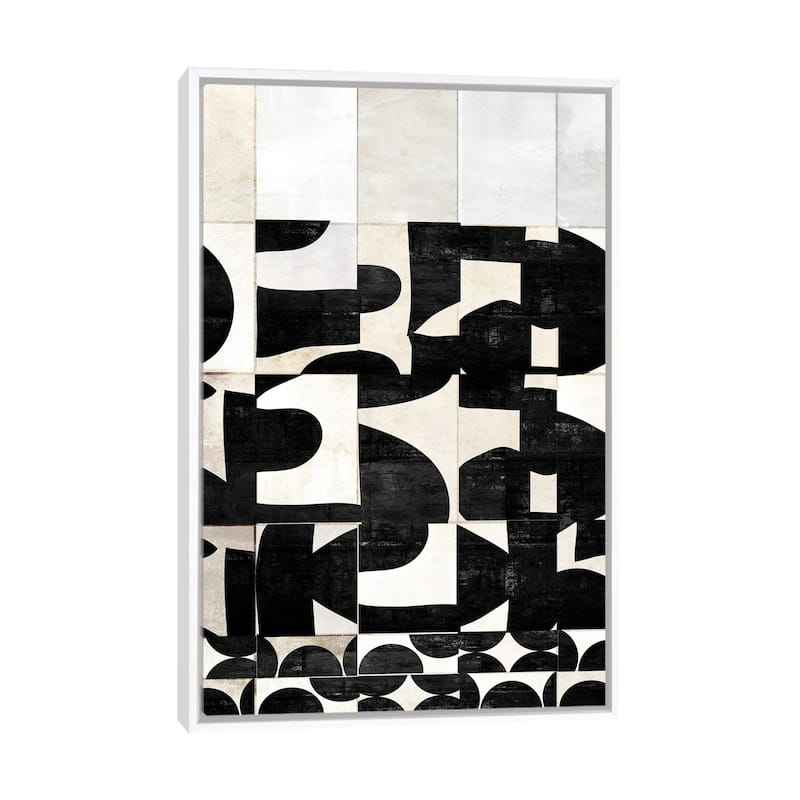 iCanvas "Scramble" by Nikki Chu Framed Canvas Print - White - 26x18